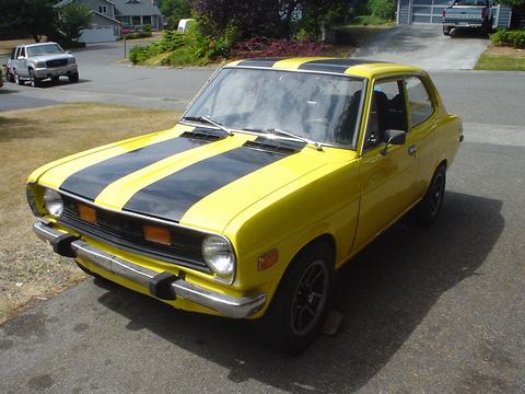 Ernie datsa73 who lives in the Seattle area has a nice Datsun 1200 2dr 
