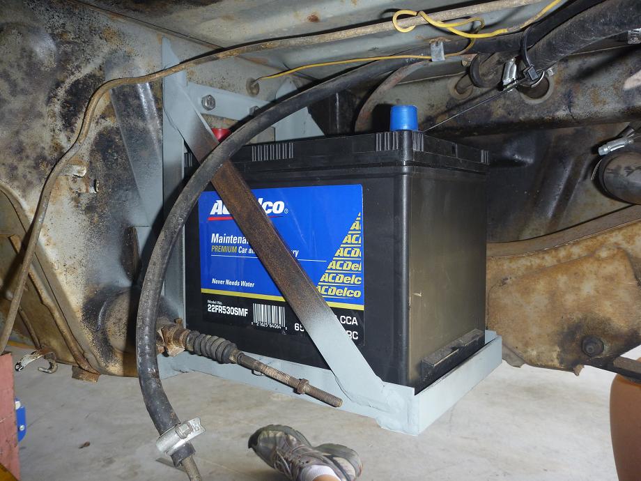 Under tray battery box [Forum Main Forum] Datsun 1200 Club