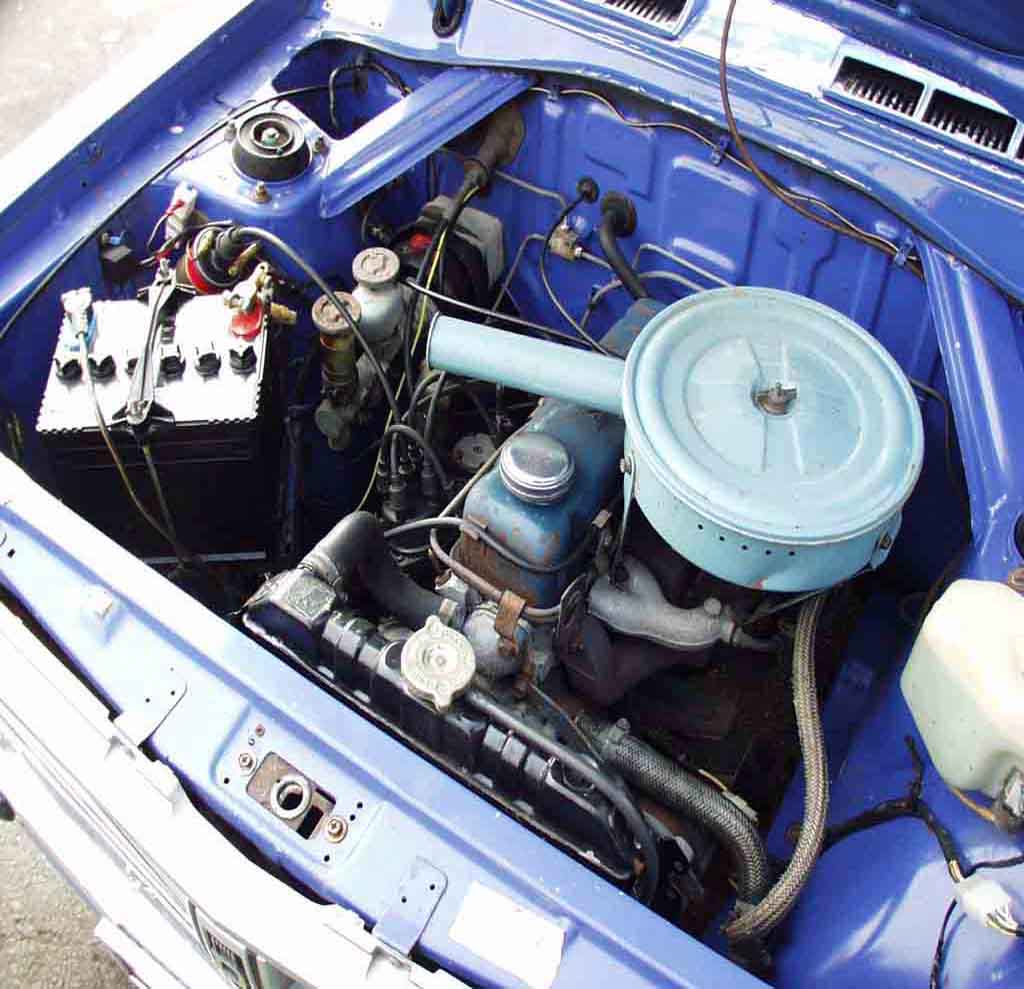 Blue silicone radiator hose for Datsun 1200 1000 120Y B210 UTE 