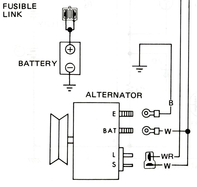 Wiring Diagram Alternator With Built In Regulator Wiring Diagram