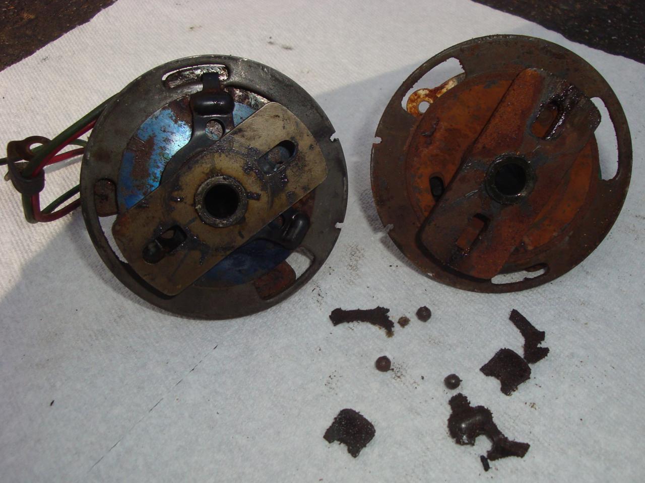 vacuum advance bearing plates