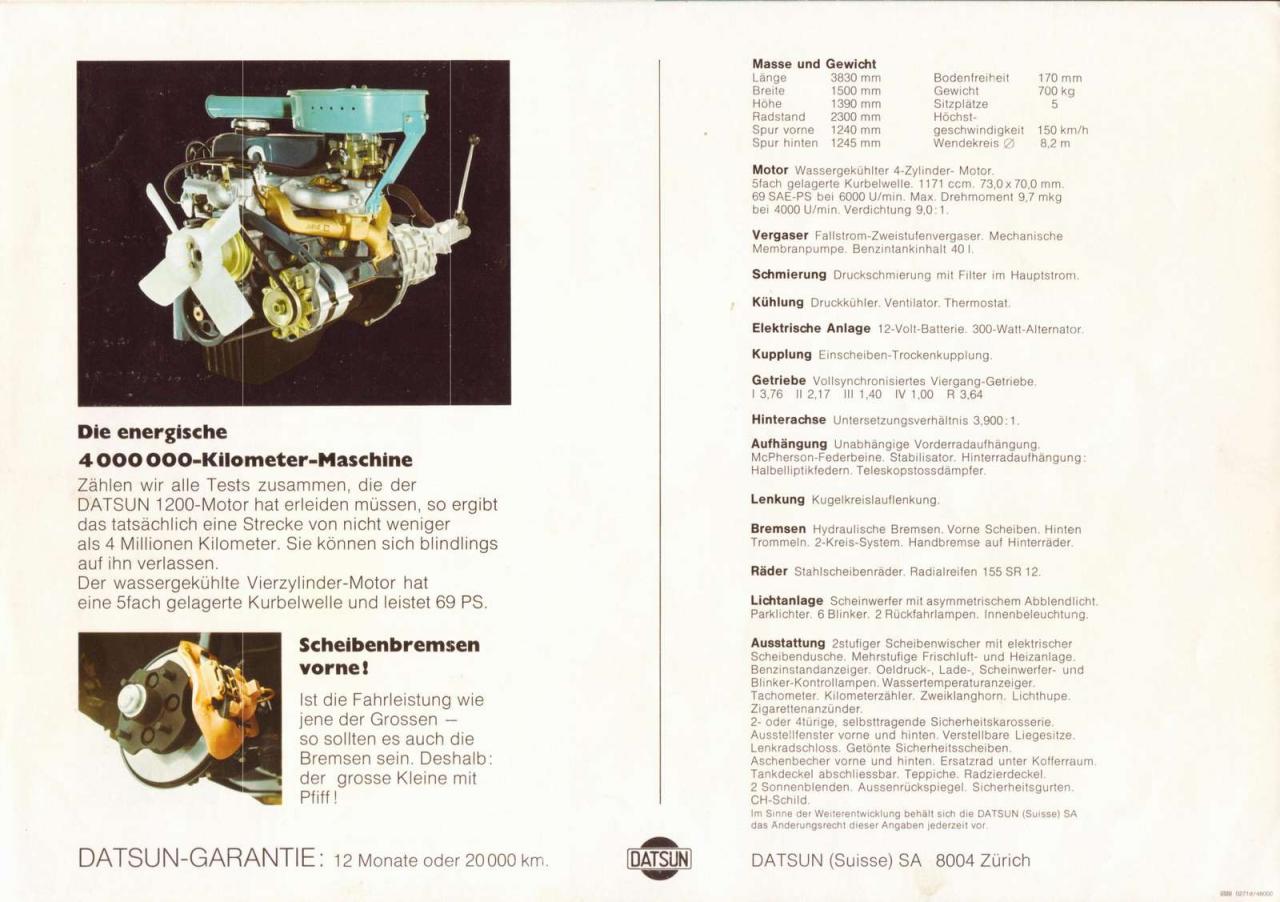 CH version of Blue 2-dr brochure 1971 Feb