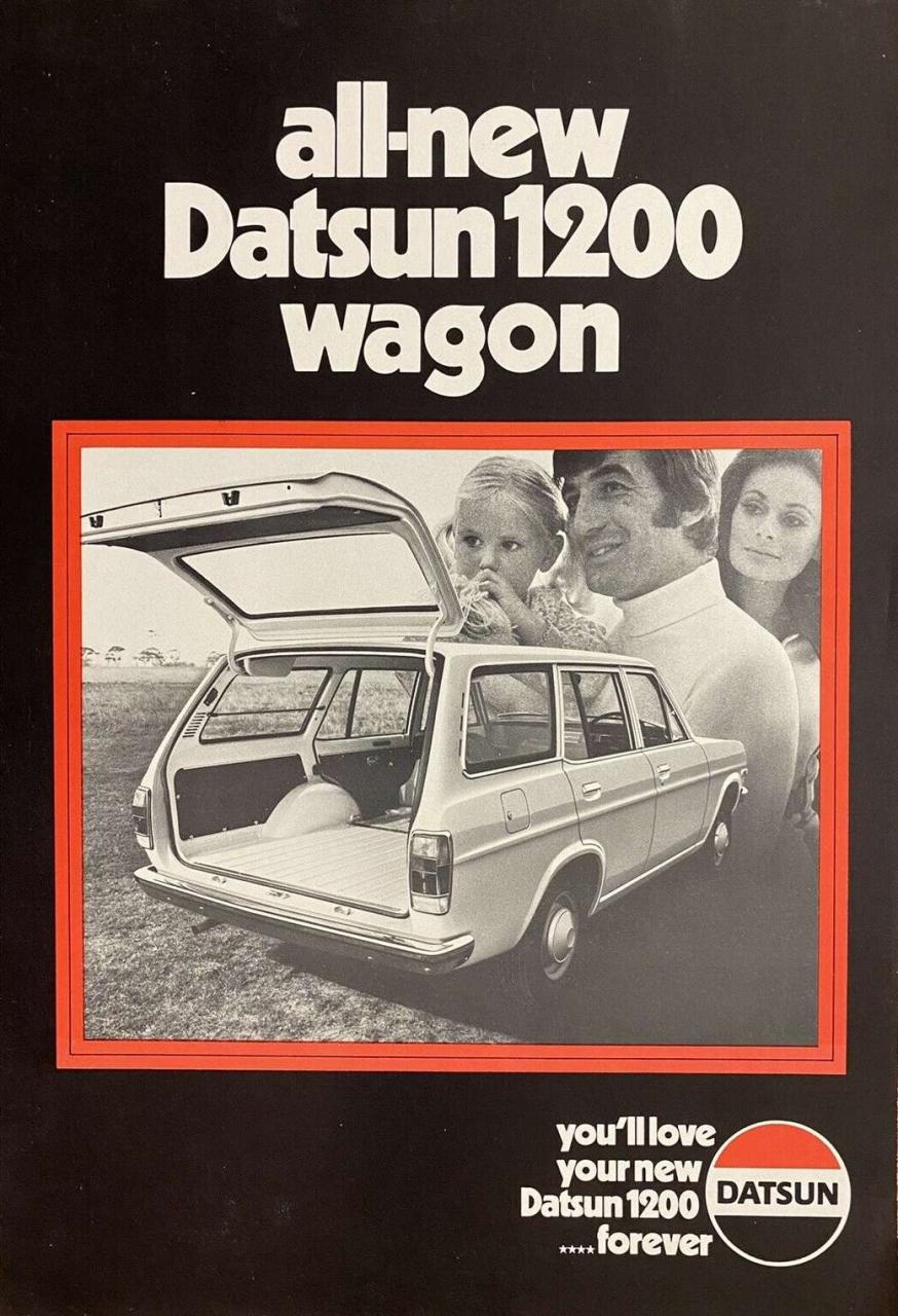 all-new Datsun 1200 wagon