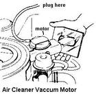 Carburetor - Hitachi DCH306 Air Cleaner Vacuum Motor