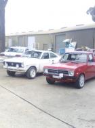 my coupe my mates ute