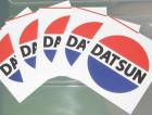 Datsun bumper/book/window stickers!