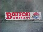 Datsun window sticker