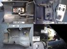 LHD indicator stalk and hazard switch cover