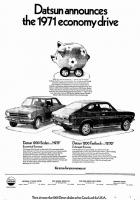 Datsun Announces the 1971 Economy Drive