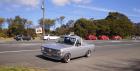 my 1200 ute at the pie shop