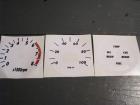 White gauges ( 3 pc. set)