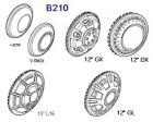 B210 wheel covers
