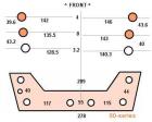 B310 gearbox crossmember 