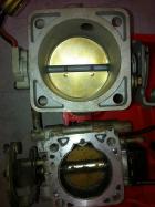 XF ford VS stock CA18 throttle body