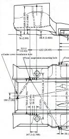 B210 Measurements (detail, front)