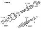 FSW60A countershaft bearings