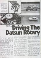Driving the Datsun Rotary