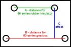 Adapter plate - 60L to 1200 gearbox mount