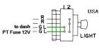 Headlight Switch - Parking Lamp circuit