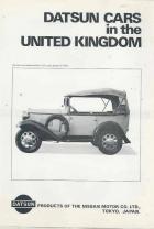 DATSUN CARS in the UNITED KINGDOM