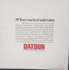 A Datsun for every day in the week - 39 Years Worth