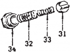 F5C56 shift return spring & plunger