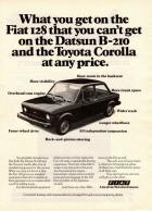 What you get on the Fiat 128