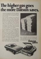 The higher gas goes the more Datsun saves
