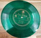 vinyl record green translucent
