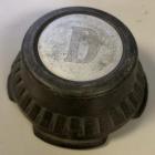 Black conical cap