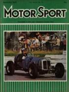 MOTOR SPORT MAGAZINE March 1972