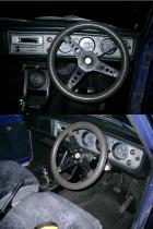 My coupe dash and steering wheel in sedan