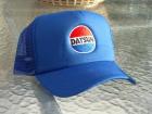 datsun cap royal blue back and front with round logo