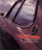 1/1 "Datsun Sunny 1200" 2-dr sedan deluxe brochure