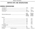 B210 1977 manual trans specs (north america)