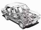 Datsun 1200 Cutaway Drawing