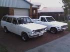 Dads Wagon and my ute