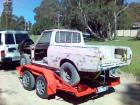 My rat ute on the trailer home